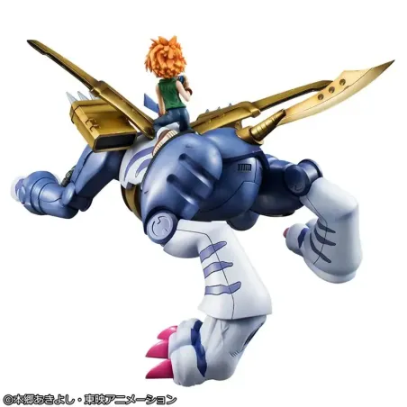 Digimon MetalGarurumon & Yamato Ishida Megahouse