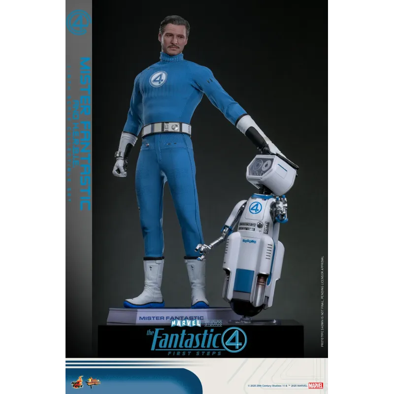 Marvel The Fantastic 4 Mister Fantastic and H.E.R.B.I.E. Hot Toys