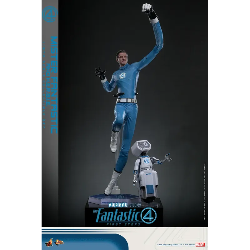 Marvel The Fantastic 4 Mister Fantastic and H.E.R.B.I.E. Hot Toys