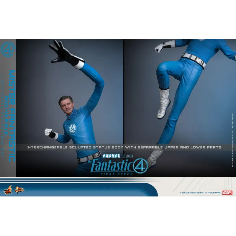 Marvel The Fantastic 4 Mister Fantastic and H.E.R.B.I.E. Hot Toys