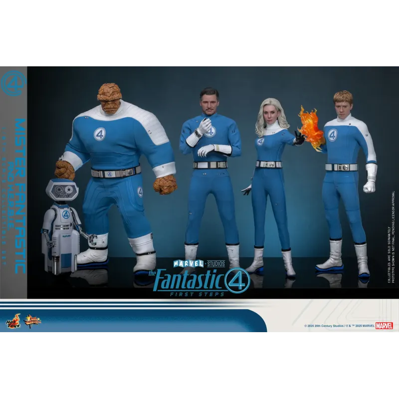 Marvel The Fantastic 4 Mister Fantastic and H.E.R.B.I.E. Hot Toys