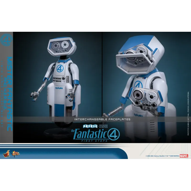 Marvel The Fantastic 4 Mister Fantastic and H.E.R.B.I.E. Hot Toys