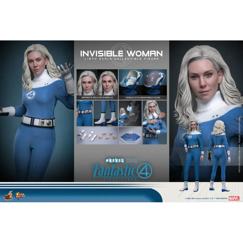 Marvel The Fantastic 4 Invisible Woman Hot Toys