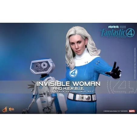 Marvel The Fantastic 4 Invisible Woman and H.E.R.B.I.E. Hot Toys