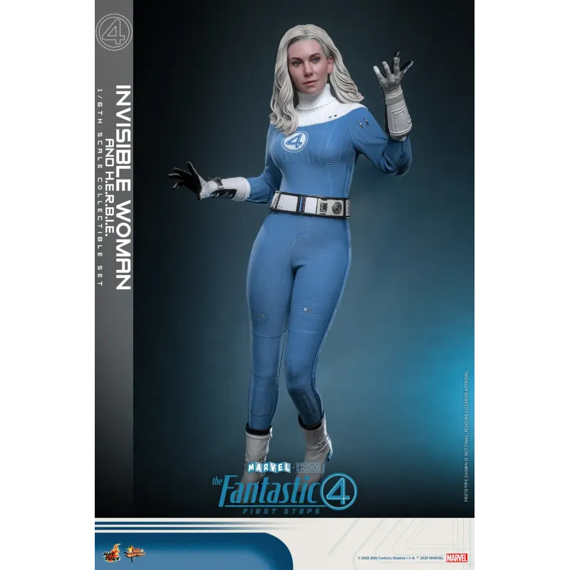 Marvel The Fantastic 4 Invisible Woman and H.E.R.B.I.E. Hot Toys
