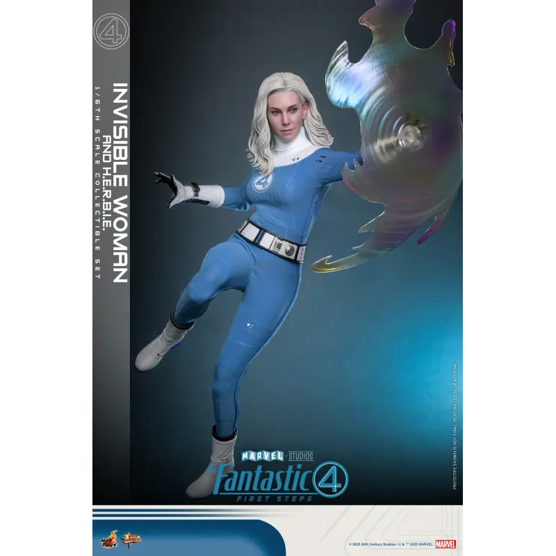 Marvel The Fantastic 4 Invisible Woman and H.E.R.B.I.E. Hot Toys