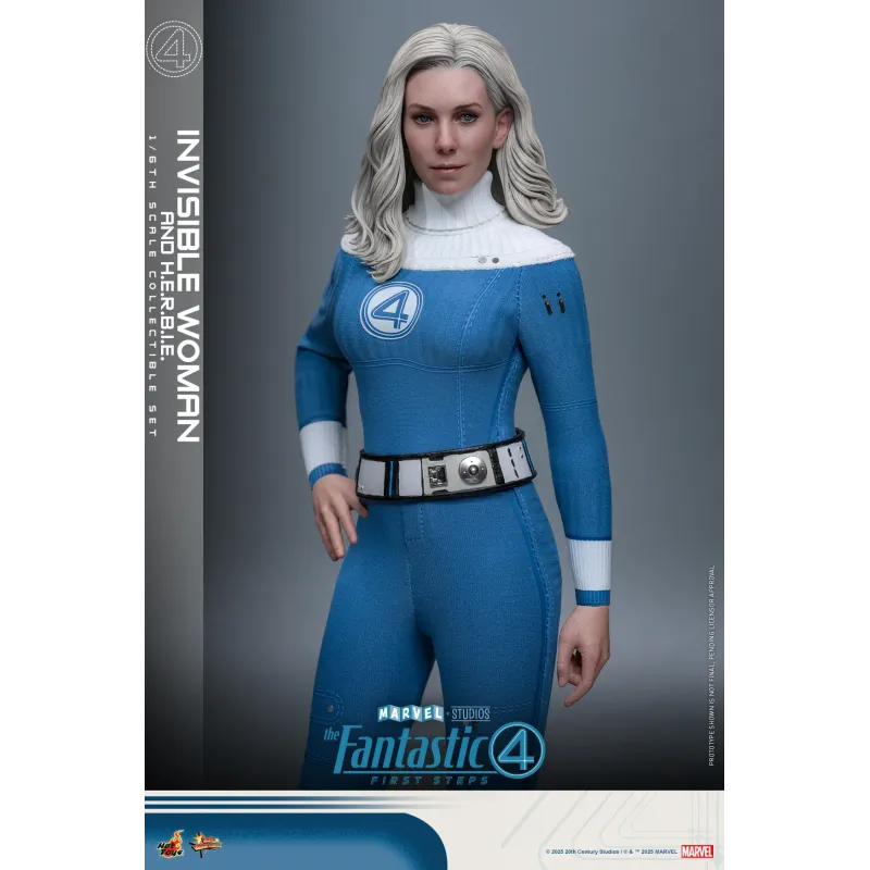 Marvel The Fantastic 4 Invisible Woman and H.E.R.B.I.E. Hot Toys