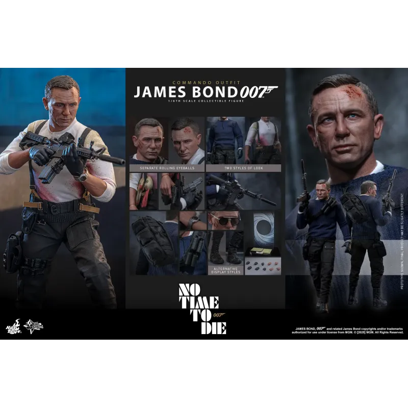 James Bond No Time To Die James Bond Commando Outfit Hot Toys
