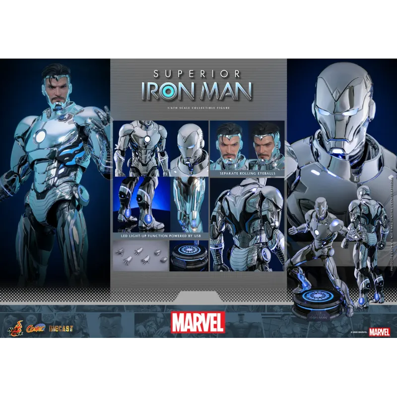 Marvel Superior Iron Man Hot Toys