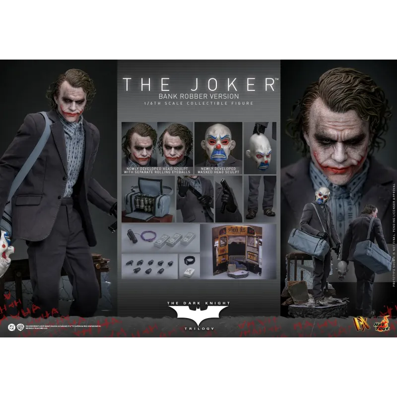 DC The Joker Bank Robber Ver. Hot Toys