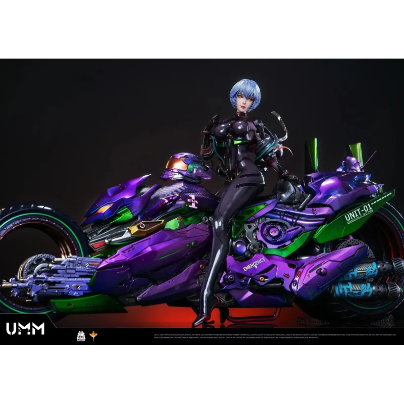 Neon Genesis Evangelion Ayanami Rei sci-fi motorcycle DT Studio