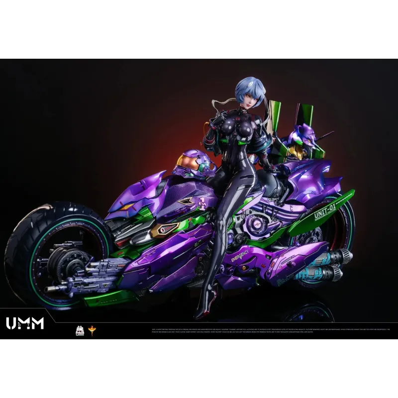 Neon Genesis Evangelion Ayanami Rei sci-fi motorcycle DT Studio