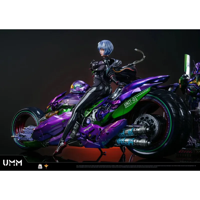 Neon Genesis Evangelion Ayanami Rei sci-fi motorcycle DT Studio