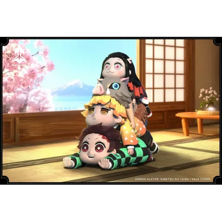Kimetsu no Yaiba Tanjiro x Zenitsu x Inosuke x Nezuko Ninety Seven Studio