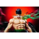 One Piece Zoro Roi de l'Enfer - Figurine de Collection SY & LX