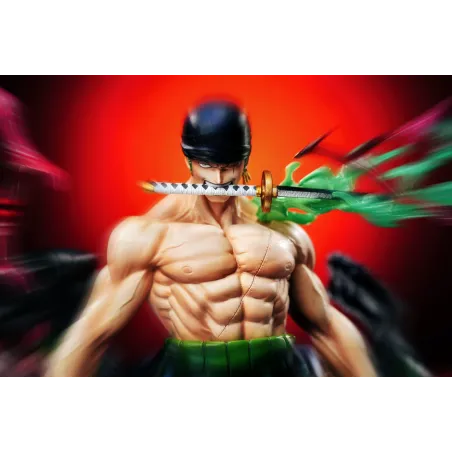 One Piece Zoro Roi de l'Enfer - Figurine de Collection SY & LX