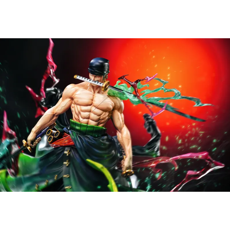 One Piece Zoro Roi de l'Enfer - Figurine de Collection SY & LX