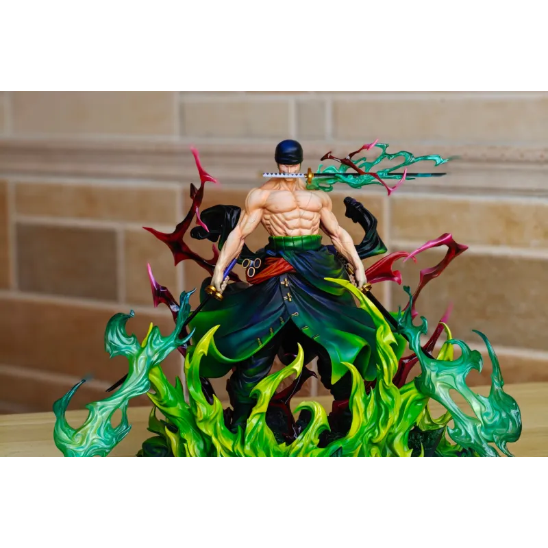 One Piece Zoro Roi de l'Enfer - Figurine de Collection SY & LX