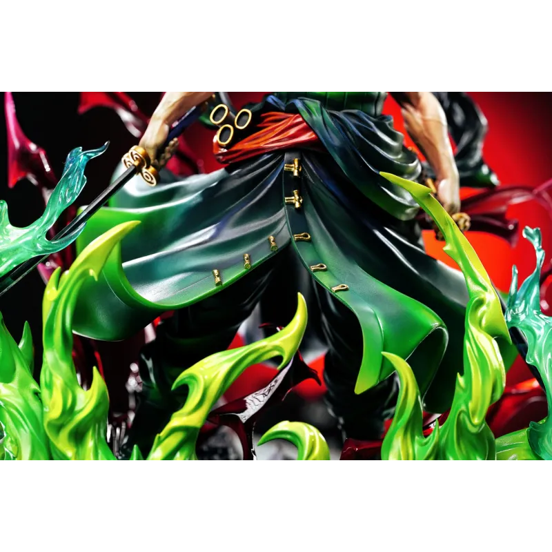One Piece Zoro Roi de l'Enfer - Figurine de Collection SY & LX