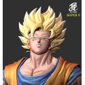 Dragon Ball Z Goku SSJ2 Buu Studio