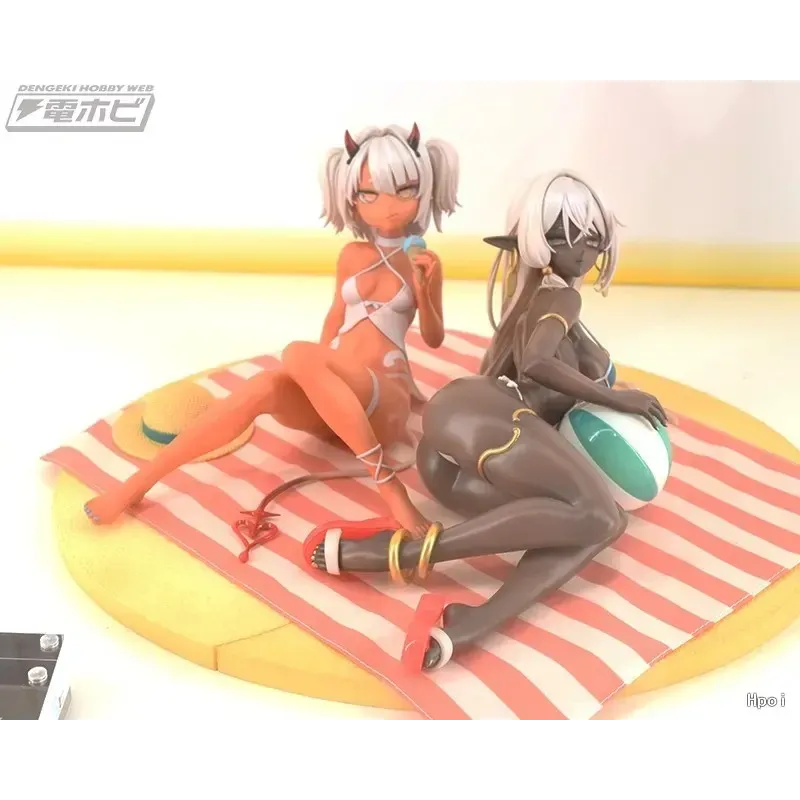 Original Character Caffeine-chan & Dark Elf Dancer Summer Ver. SSR FIGURE