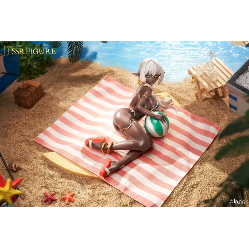 Original Character Caffeine-chan & Dark Elf Dancer Summer Ver. SSR FIGURE