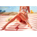 Original Character Caffeine-chan & Dark Elf Dancer Summer Ver. SSR FIGURE