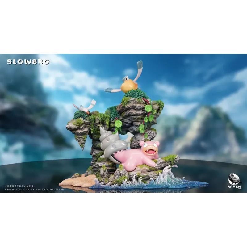 Pokemon Slowpoke V2 Raven Studio