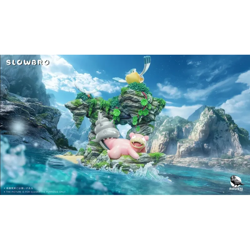 Pokemon Slowpoke V2 Raven Studio