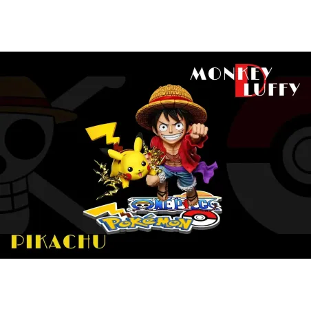 Pokémon & One Piece Pikachu & Luffy WCF A+ Studio