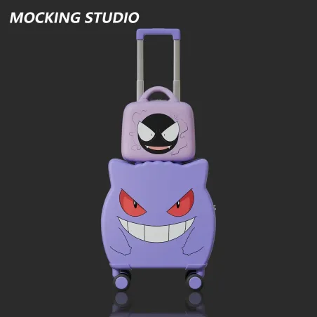 Pokémon Gengar x Gastly Suitcase Mocking Studio