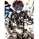 Kimetsu no Yaiba Akaza Unlimited Castle Arc Decorative Painting XingKong Studio