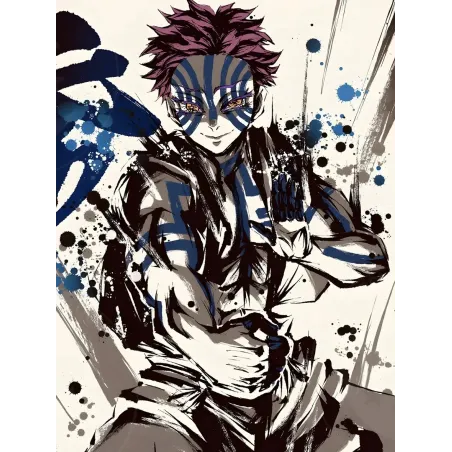 Kimetsu no Yaiba Akaza Unlimited Castle Arc Decorative Painting XingKong Studio