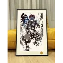 Kimetsu no Yaiba Akaza Unlimited Castle Arc Decorative Painting XingKong Studio
