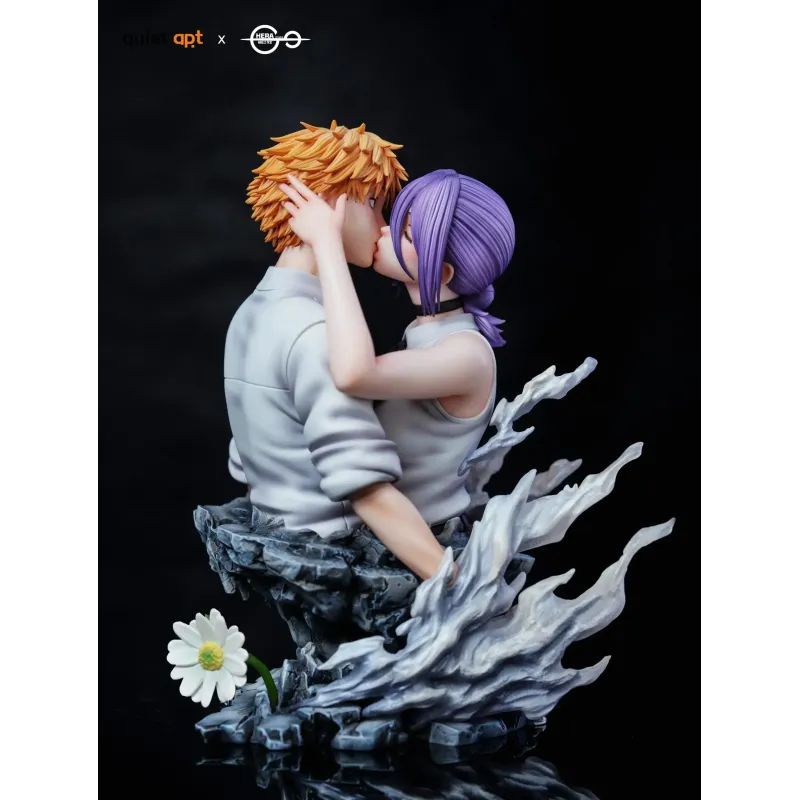 Chainsaw Man Bomb Demon Bom & Reze & Kiss Busts QuietArt Studio & Hera Studio