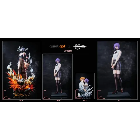 Chainsaw Man Bomb Demon Bom & Reze & Kiss Busts QuietArt Studio & Hera Studio