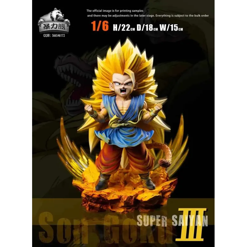 Dragon Ball GT Goku SSJ3 Violent Bear Studio
