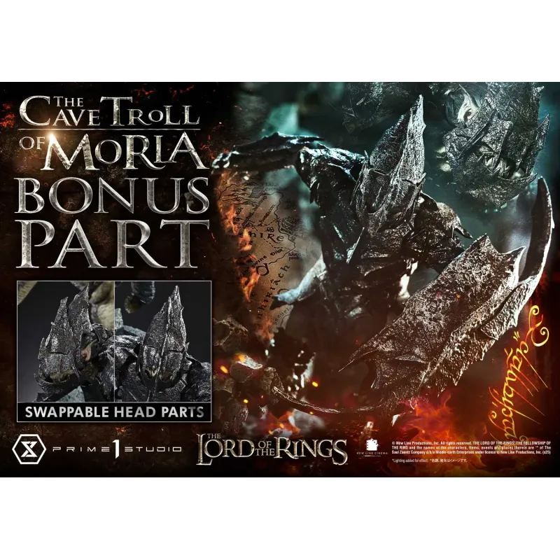 The Lord of the Rings Cave Troll of Moria Prime 1 Studio