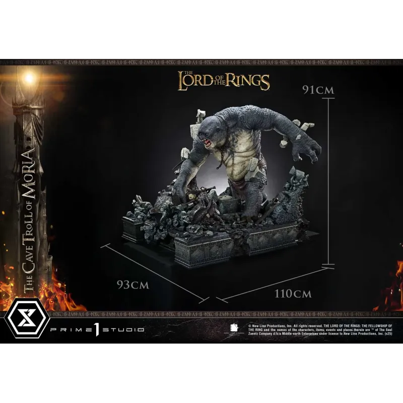The Lord of the Rings Cave Troll of Moria Prime 1 Studio