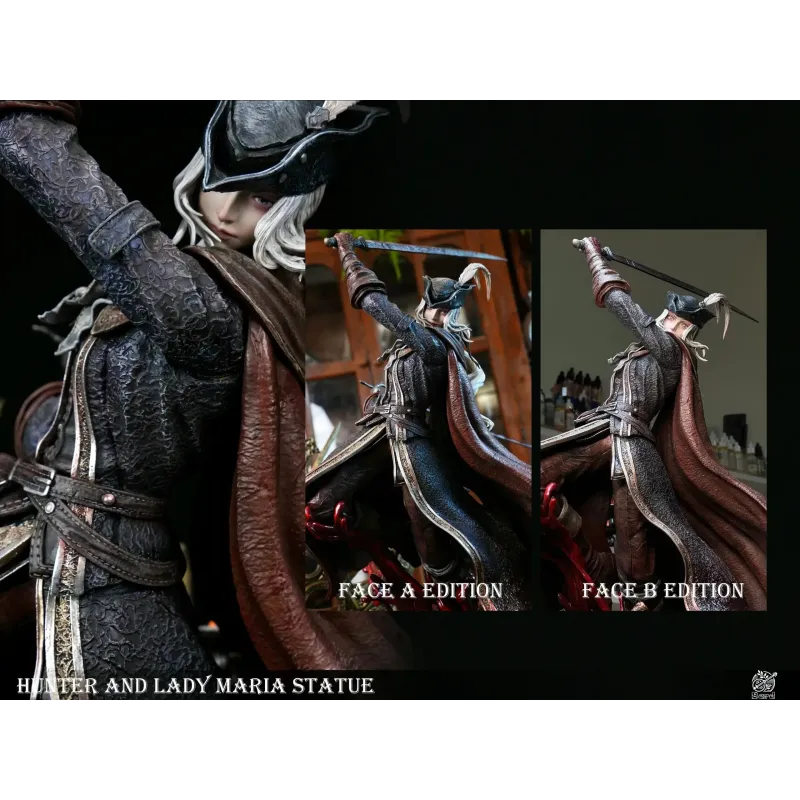 Bloodborne Fight in the Astral Clock Tower Lady Maria vs. Hunter Bard Studio