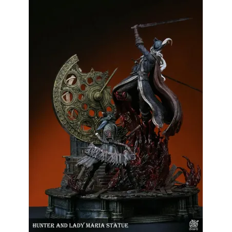 Bloodborne Fight in the Astral Clock Tower Lady Maria vs. Hunter Bard Studio