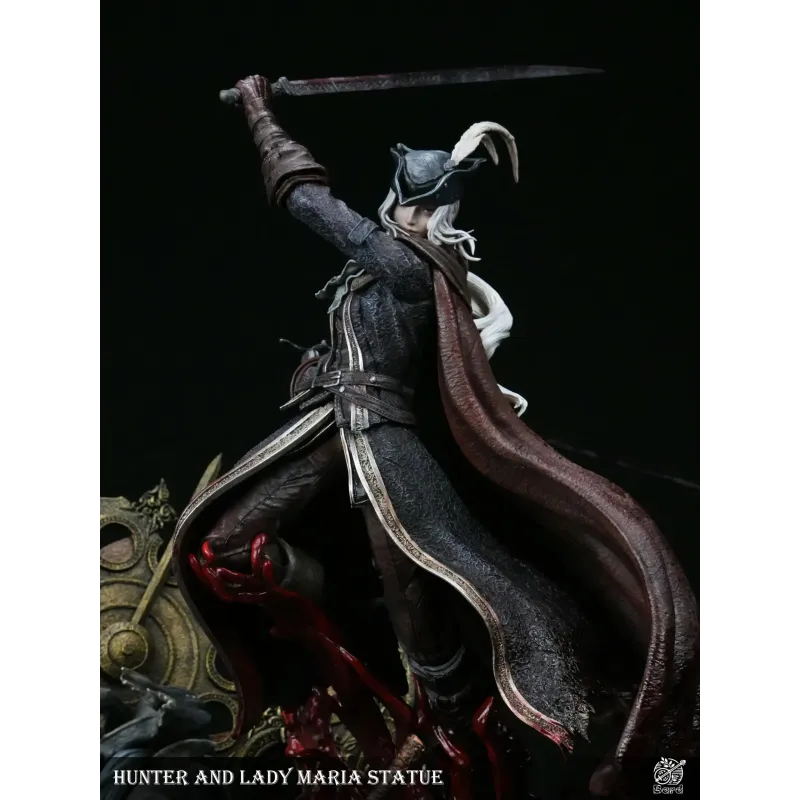 Bloodborne Fight in the Astral Clock Tower Lady Maria vs. Hunter Bard Studio