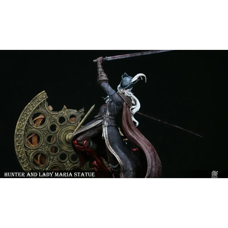 Bloodborne Fight in the Astral Clock Tower Lady Maria vs. Hunter Bard Studio