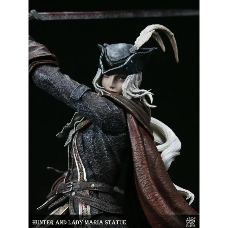 Bloodborne Fight in the Astral Clock Tower Lady Maria vs. Hunter Bard Studio