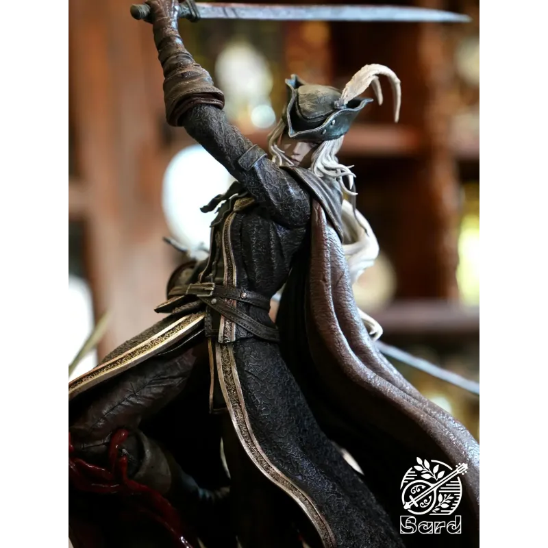 Bloodborne Fight in the Astral Clock Tower Lady Maria vs. Hunter Bard Studio