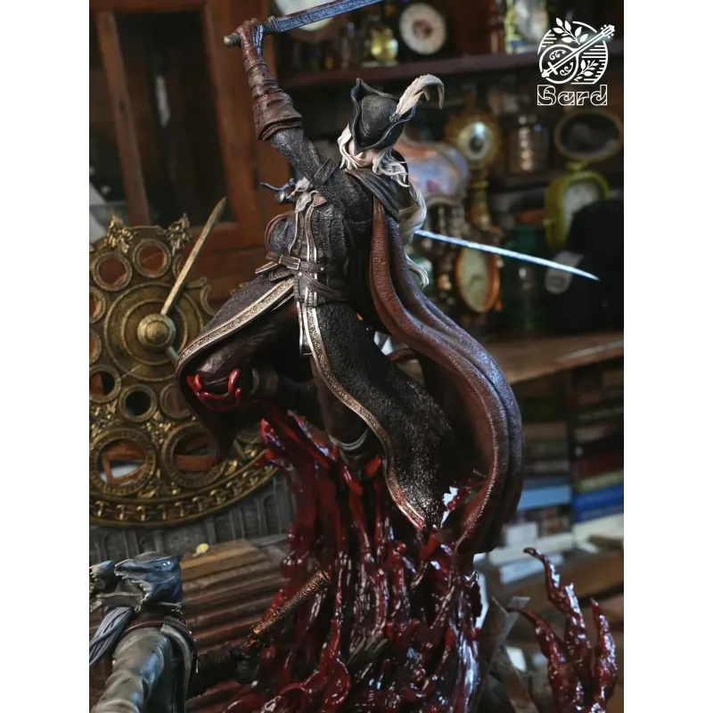 Bloodborne Fight in the Astral Clock Tower Lady Maria vs. Hunter Bard Studio