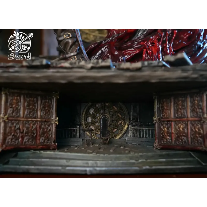 Bloodborne Fight in the Astral Clock Tower Lady Maria vs. Hunter Bard Studio