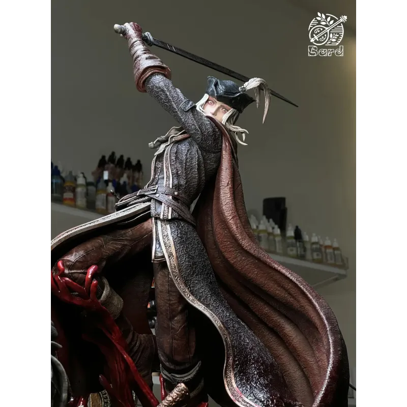 Bloodborne Fight in the Astral Clock Tower Lady Maria vs. Hunter Bard Studio