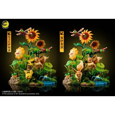 Pokemon Pikachu & Eevee Moon Shadow Studio