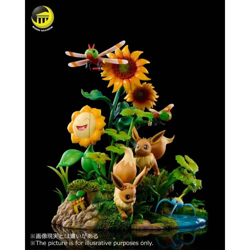 Pokemon Pikachu & Eevee Moon Shadow Studio